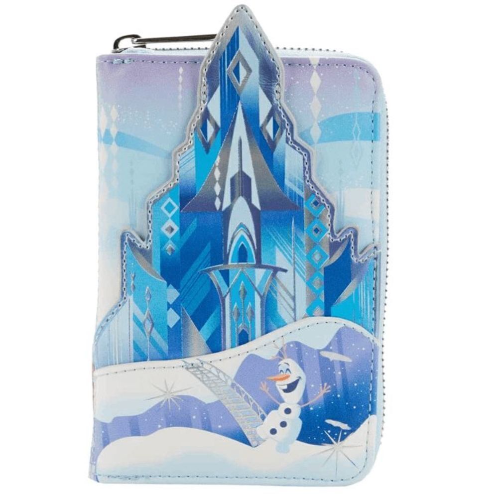 Loungefly Disney Frozen Princess Castle Zip Around Wallet